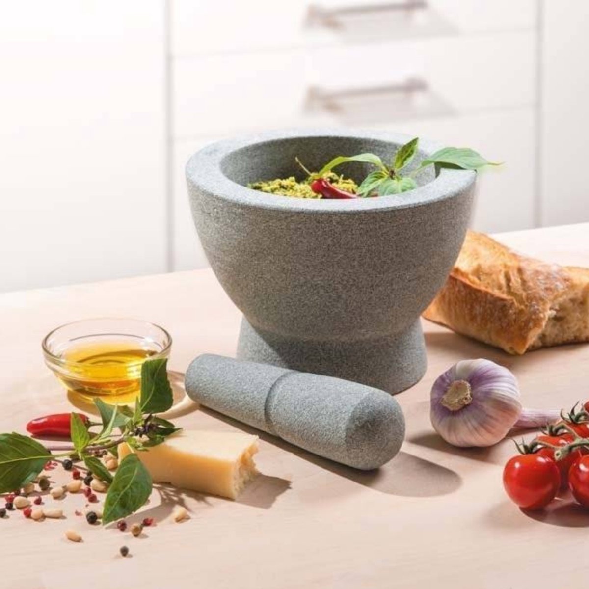 Gefu Crunchy Mörser aus Granit – Produktansicht 1