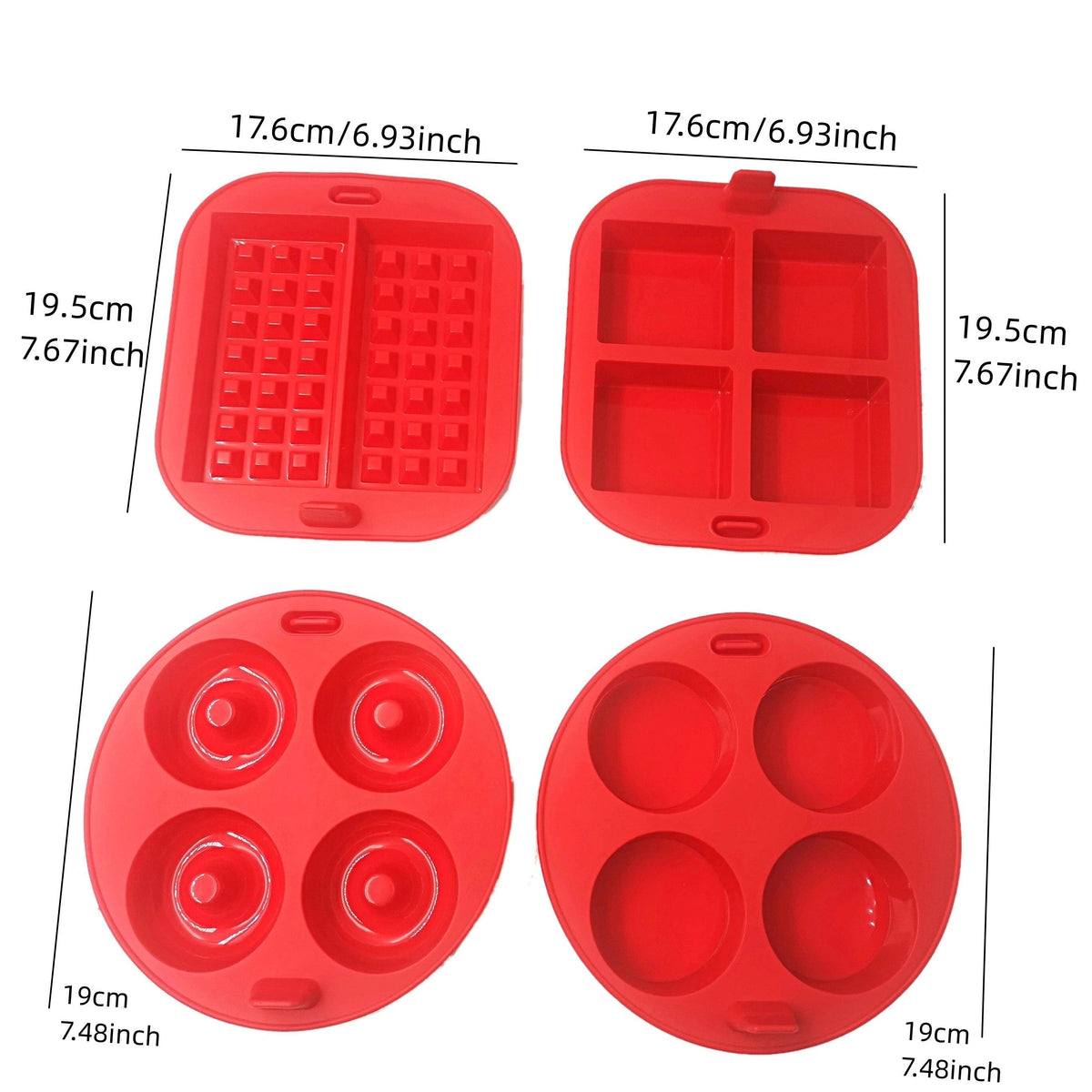 Silikon Airfryer-Einlagen 4er-Set – Produktansicht 2