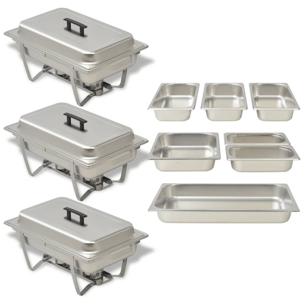 Chafing-Dish-Set, 3-teilig – Produktansicht 1