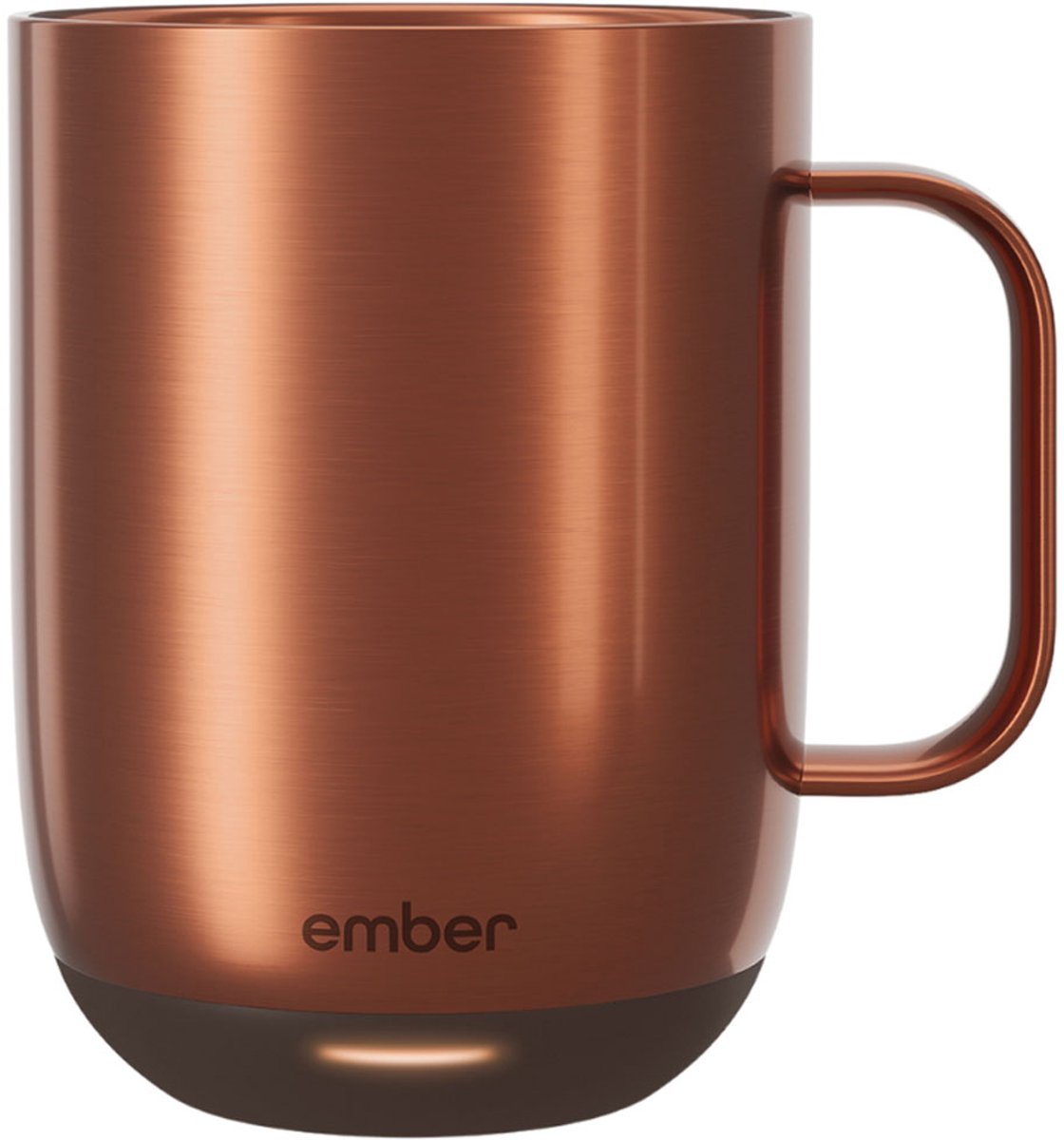 Ember mug² coffee mug - smart mug with mobile app - cup warmer - thermo mug with adjustable temperature - scratch-resistant tea mug coffee mug - 414ml - copper-0