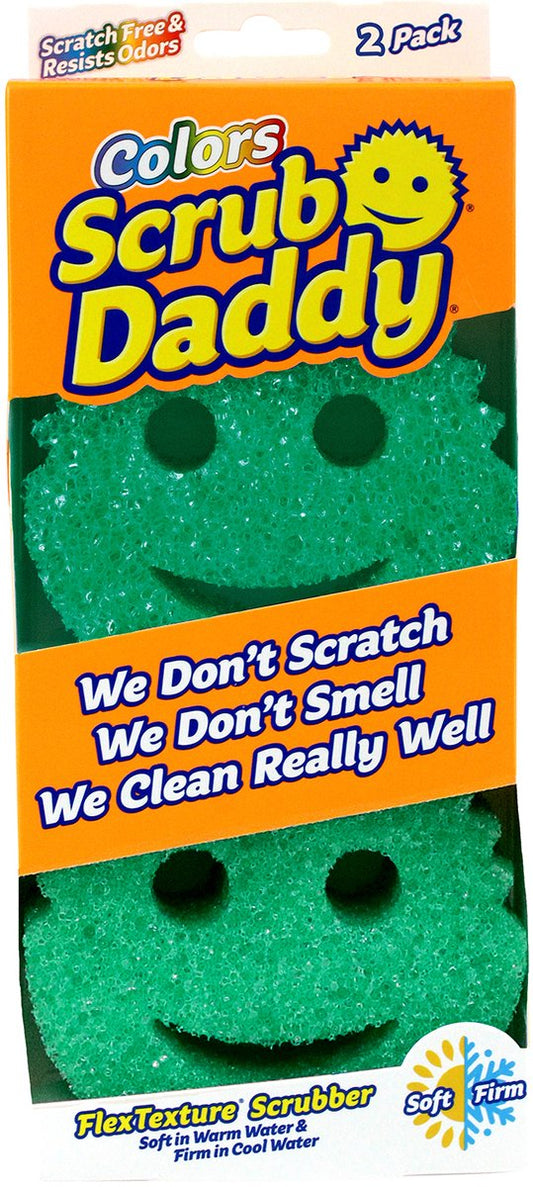 Scrub daddy cleaning sponge – green – 2 pieces-0