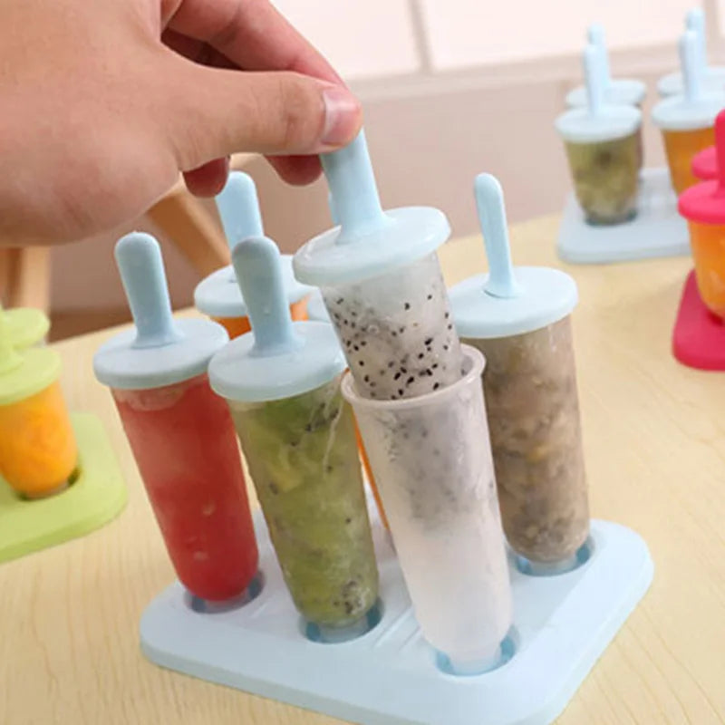 Ice Pop Molds Reusable Popsicle Cube Maker-1